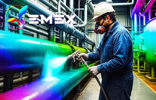 Vopsea epoxidica - microfulgi de sticla