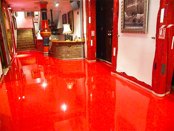Pardoseală epoxidică executată de Romtehnochim