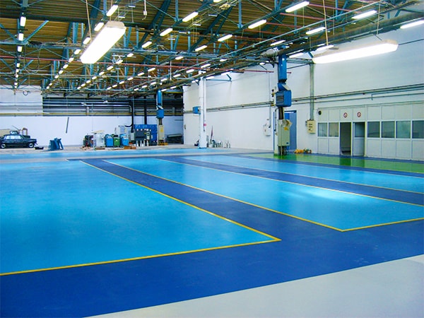 Vopsea de beton pentru spațiu producție