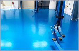 Aplicare vopsea epoxidică în stație service