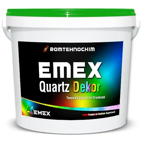 Tencuiala decorativa acrilica cu granule marmura