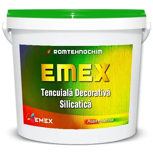 Tencuiala decorativa structurata silicatica