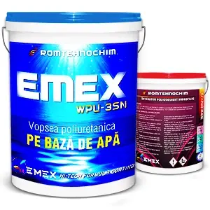 Vopsea poliuretanica Emex solubila in apa